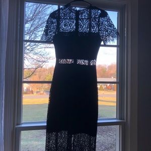 Lulus Black Lace Dress